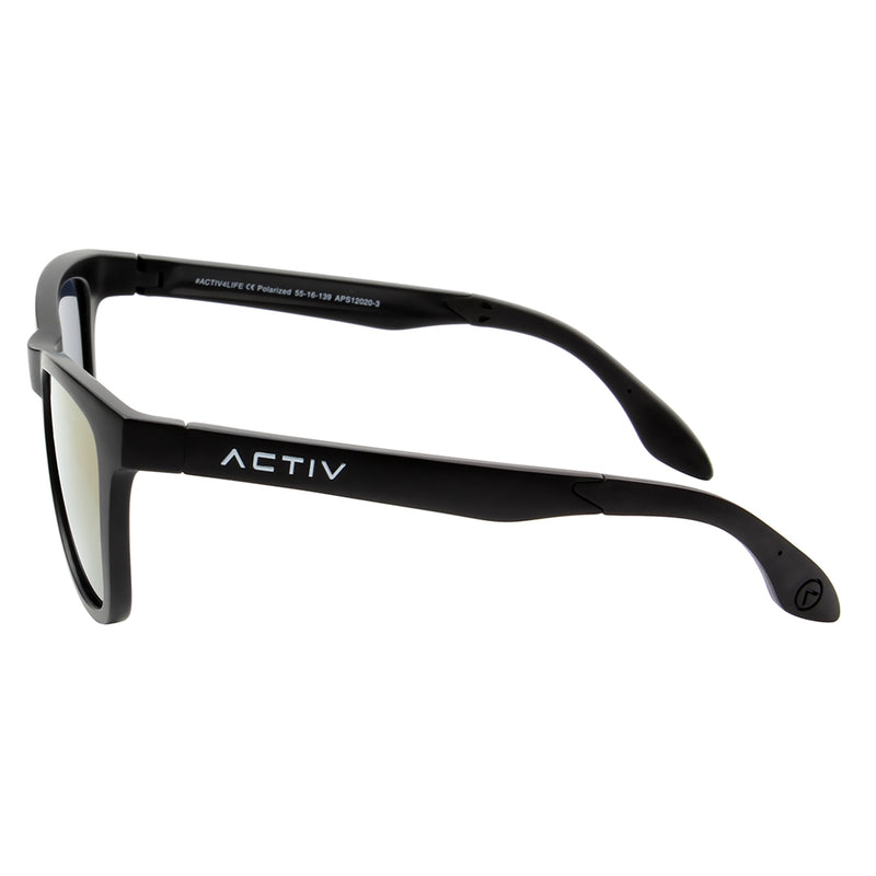 ACTIV One - Matte Black with Gold Lens