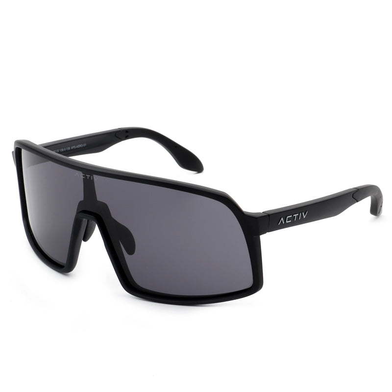 ACTIV AERO  - Matte Black with Grey Lens