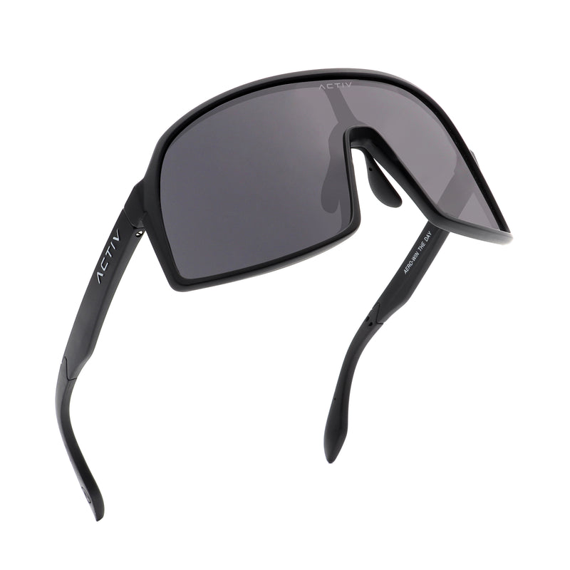 ACTIV AERO  - Matte Black with Grey Lens