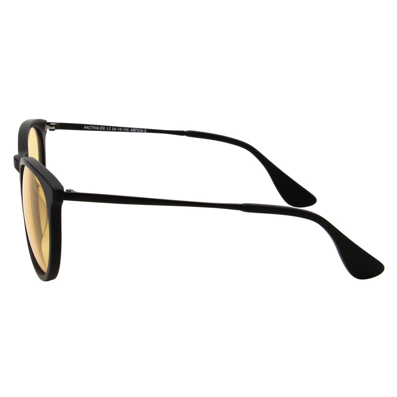 T2B Matte Black Blue Light Blockers - Night